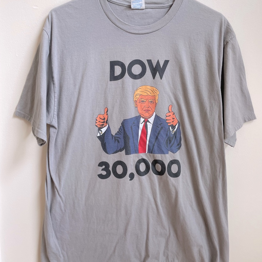 Large DOW 30,000 Trump T Shirt